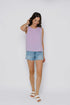 Keri-Sleeveless Woven Shell